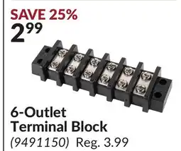 Princess Auto 6-Outlet Terminal Block offer