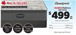 Surplus Furniture Malta Deluxe Queen Mattress Set offer