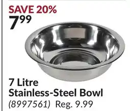 Princess Auto 7 Litre Stainless-Steel Bowl offer