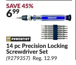 Princess Auto 14 pc Precision Locking Screwdriver Set offer