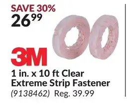 Princess Auto 1 in. x 10 ft Clear Extreme Strip Fastener offer