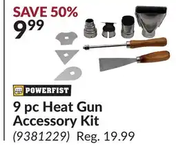 Princess Auto 9 pc Heat Gun Accessory Kit offer