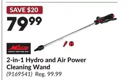 Princess Auto 2-in-1 Hydro and Air Power Cleaning Wand offer