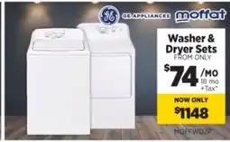 Surplus Furniture Washer & Dryer Sets As Low As offer