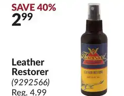 Princess Auto Leather Restorer offer