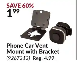 Princess Auto Phone Car Vent Mount with Bracket offer