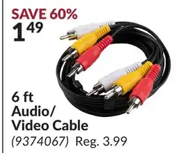 Princess Auto 6 ft Audio/Video Cable offer