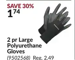 Princess Auto 2 pr Large Polyurethane Gloves offer