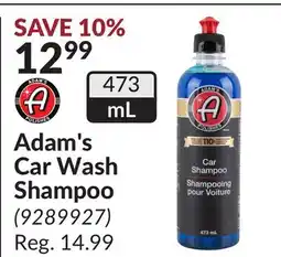 Princess Auto Adam's Car Wash Shampoo offer