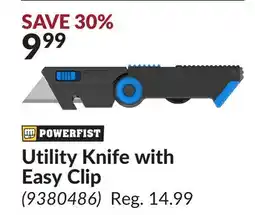 Princess Auto Utility Knife with Easy Clip offer
