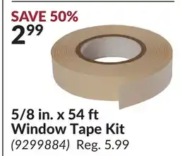 Princess Auto 5/8 in. x 54 ft Window Tape Kit offer