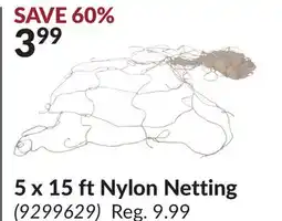 Princess Auto 5 x 15 ft Nylon Netting offer