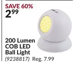 Princess Auto 200 Lumen COB LED Ball Light offer