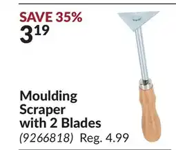 Princess Auto Moulding Scraper with 2 Blades offer