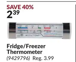 Princess Auto Fridge/Freezer Thermometer offer
