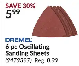 Princess Auto 6 pc Oscillating Sanding Sheets offer