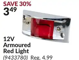 Princess Auto 12V Armoured Red Light offer