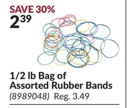 Princess Auto 1/2 lb Bag of Assorted Rubber Bands offer