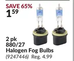 Princess Auto 2 pk 880/27 Halogen Fog Bulbs offer