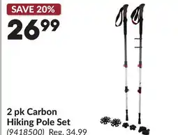 Princess Auto 2 pk Carbon Hiking Pole Set offer