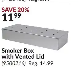 Princess Auto Smoker Box with Vented Lid offer