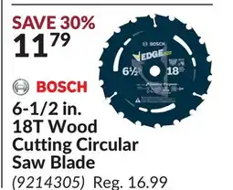 Princess Auto 6-1/2 in. 18T Wood Cutting Circular Saw Blade offer