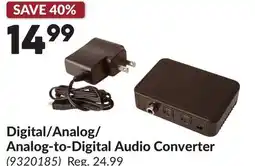 Princess Auto Digital/Analog/ Analog-to-Digital Audio Converter offer