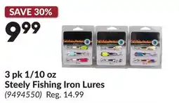 Princess Auto 3/10 oz Steely Fishing Iron Lures offer