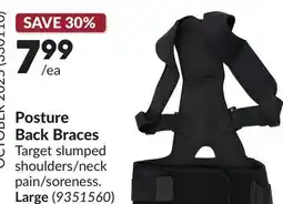 Princess Auto Posture Back Braces offer