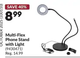 Princess Auto Multi-Flex Phone Stand with Light offer