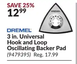Princess Auto 3 in. Universal Hook and Loop Oscillating Backer Pad offer