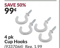 Princess Auto 4 pk Cup Hooks offer
