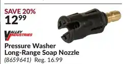Princess Auto Pressure Washer Long-Range Soap Nozzle offer