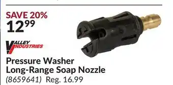 Princess Auto Pressure Washer Long-Range Soap Nozzle offer