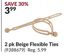 Princess Auto 2 pk Beige Flexible Ties offer