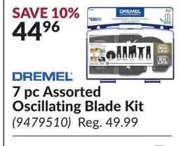 Princess Auto 7 pc Assorted Oscillating Blade Kit offer