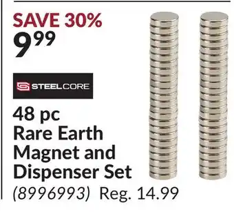 Princess Auto 48 pc Rare Earth Magnet and Dispenser Set offer