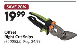 Princess Auto Offset Right Cut Snips offer