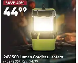 Princess Auto 24V 500 Lumen Cordless Lantern offer