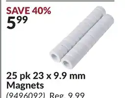 Princess Auto 25 pk 23 x 9.9 mm Magnets offer