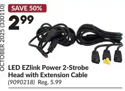 Princess Auto LED EZlink Power 2-Strobe Head with Extension Cable offer
