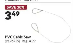Princess Auto PVC Cable Saw offer