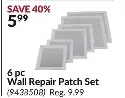 Princess Auto 6 pc Wall Repair Patch Set offer