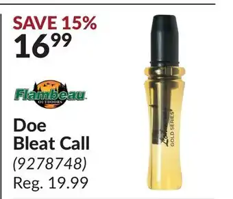 Princess Auto Doe Bleat Call offer