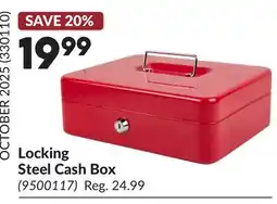 Princess Auto Locking Steel Cash Box offer