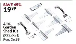 Princess Auto Zinc Garden Shed Kit offer