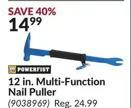 Princess Auto 12 in. Multi-Function Nail Puller offer