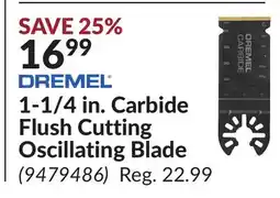 Princess Auto 1-1/4 in. Carbide Flush Cutting Oscillating Blade offer
