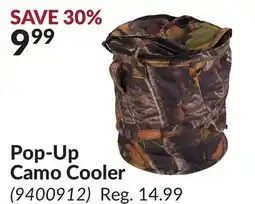 Princess Auto Pop-Up Camo Cooler offer