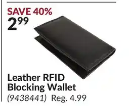 Princess Auto Leather RFID Blocking Wallet offer